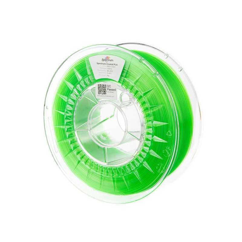 Filament Spectrum PLA Crystal 1,75mm 1kg - Neon Green Filament Spectrum PLA Crystal 1,75mm 1kg - Neon Green