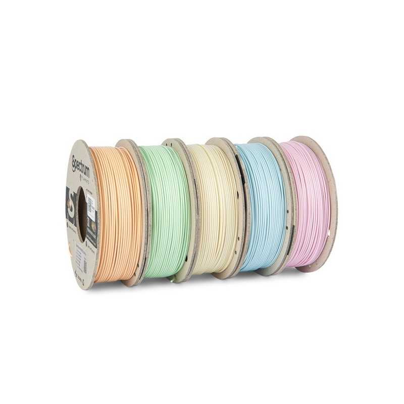 Zestaw filamentów Spectrum 5Pack Pastello PLA 1,75mm 1,25kg - 5 kolorów Zestaw filamentów Spectrum 5Pack Pastello PLA 1,75mm 1,25kg - 5 kolorów