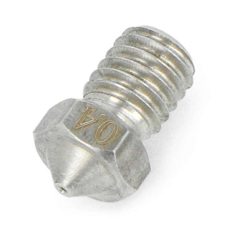 Dysza 0,4 mm E3D - filament 1,75mm - stal