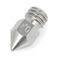 Dysza 0,4mm MK8 - filament 1,75mm - stal nierdzewna