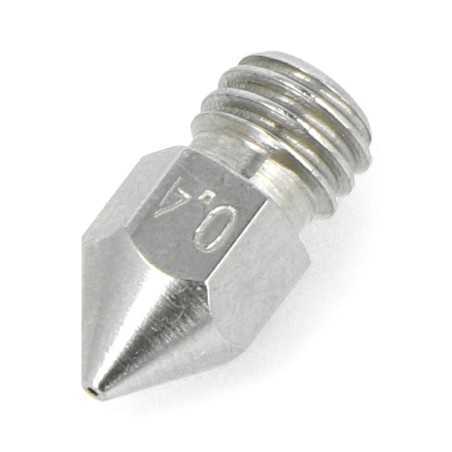 Dysza 0,4mm MK8 - filament 1,75mm - stal nierdzewna