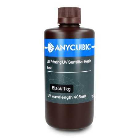 Żywica do drukarki 3D - Anycubic 3D Printing UV Standard Resin Basic 1L - Black