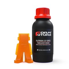 Żywica do drukarki 3D FormFutura Platinum LCD Series 0,5kg - Translucent Orange