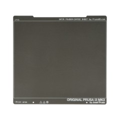 Płyta ze stali sprężynowej PEI - do drukarek Prusa MK4, i3 MK3/S/+ i MK2.5/S - satynowa