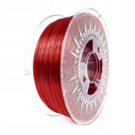 Filament Devil Design PET-G Ruby Red Transparent 1.75mm 1kg