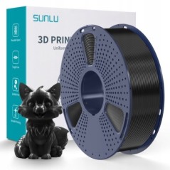 SUNLU Filament PETG Czarny 1kg 1.75mm - Nowa Szpula, Wytrzymały, 3D