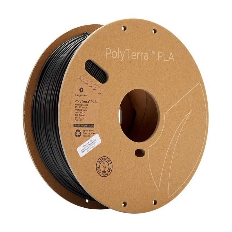 Filament Polymaker PolyTerra PLA 1,75mm, 1kg - Charcoal Black Filament Polymaker PolyTerra PLA 1,75mm, 1kg - Charcoal Black